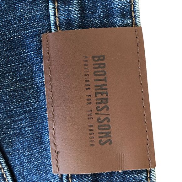 Brothers and Sons Men's Slim Straight Stretch Denim Jeans - New Size 32x32 - Picture 6 of 11
